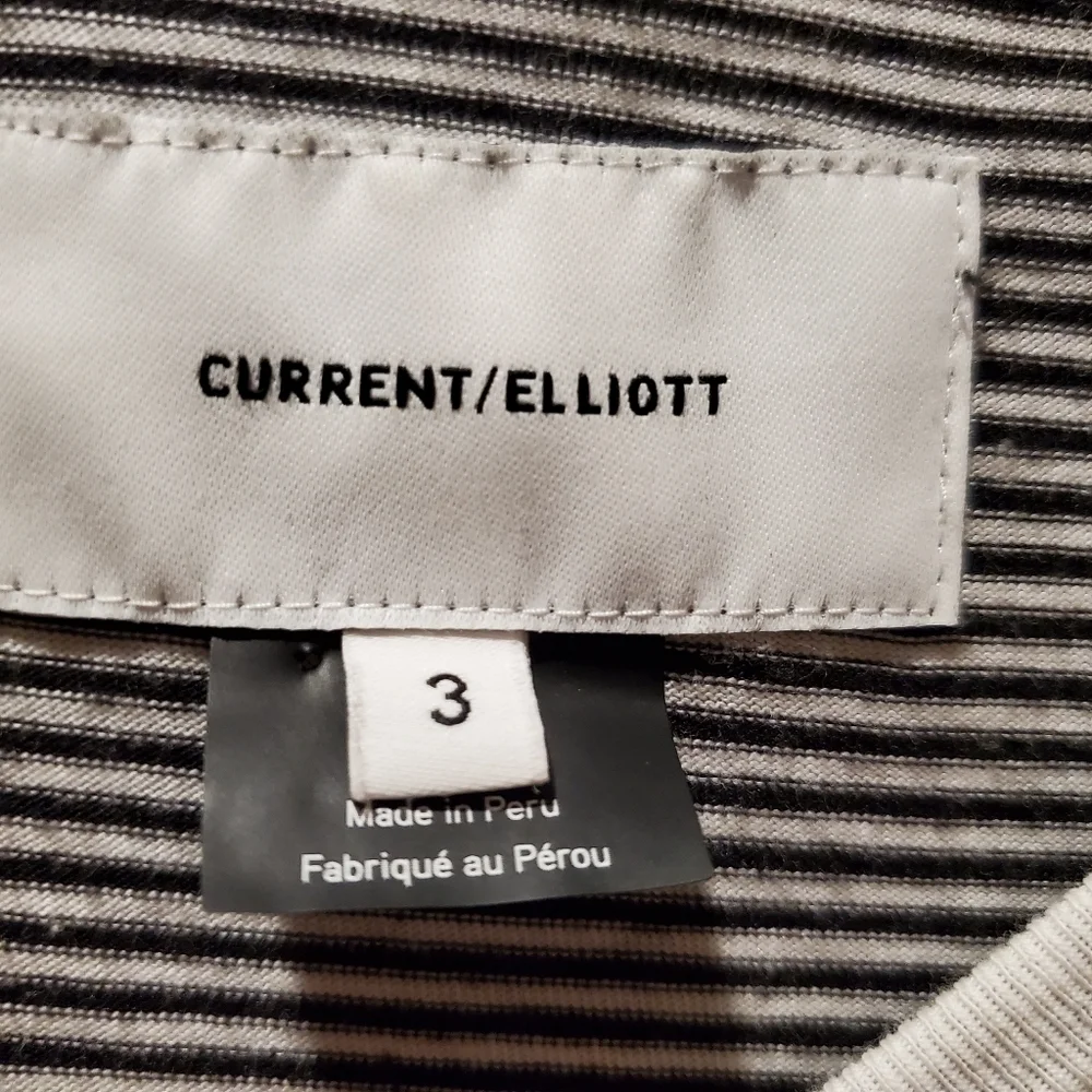 Current/Elliott the Beatnik Striped Maxi T-Shirt Dress - Picture 8 of 9